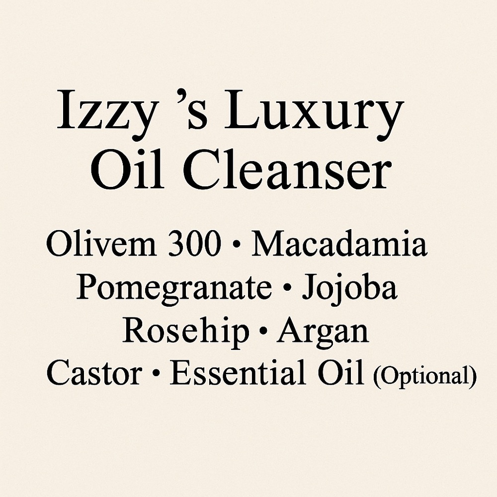 Izzy’s Luxury Oil Cleanser - 10 ML Sample - Handmade - Picture 3 of 3